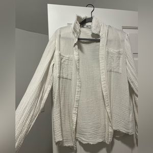 Adika Button Down Gauze Top